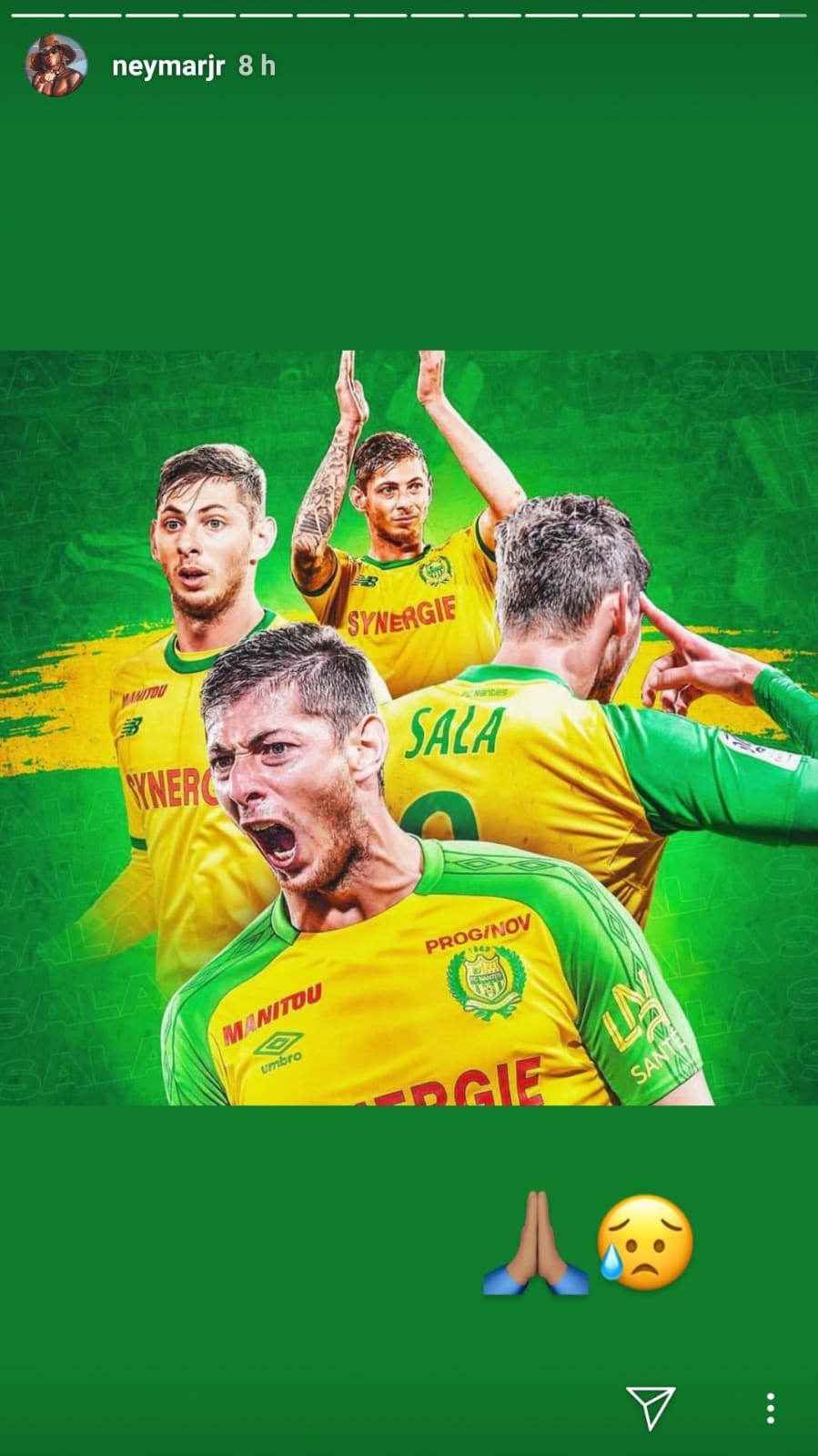 neymar emiliano sala