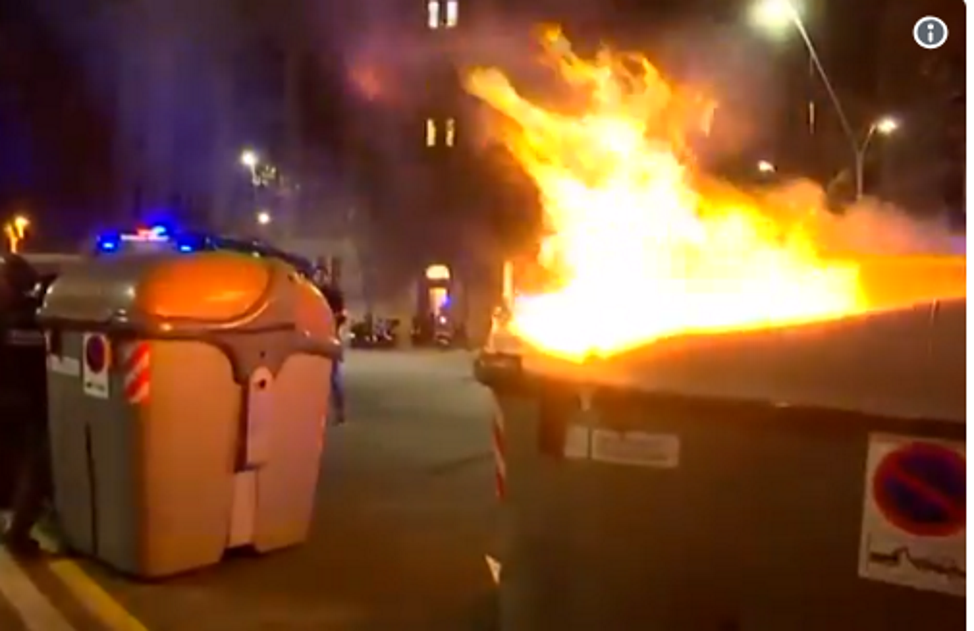 Dos detenidos en una protesta contra Vox en Barcelona