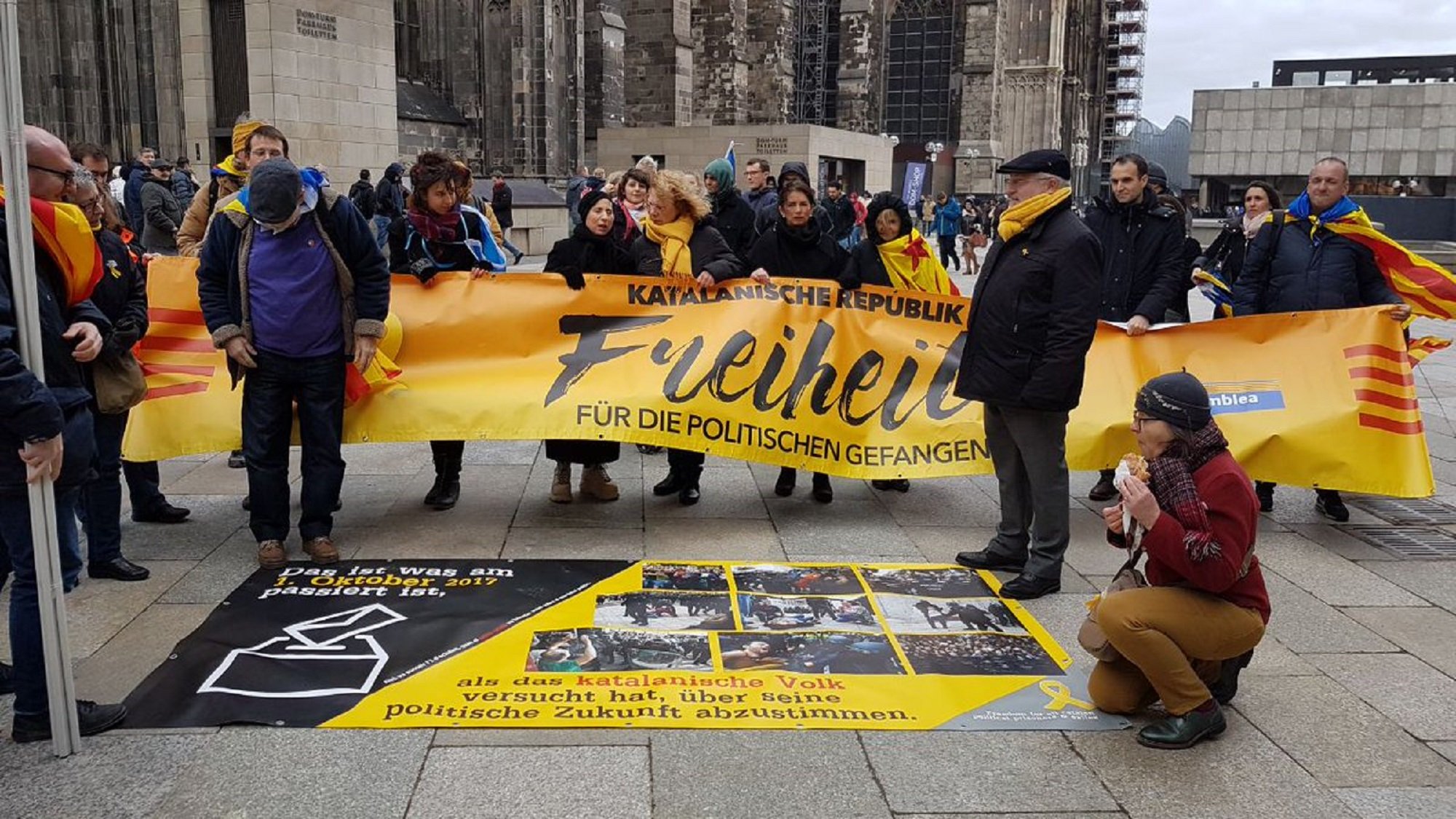 Comencen les manifestacions internacionals de l'ANC pel judici Comencen les manifestacions internacionals de l'ANC pel judici