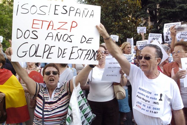 manifestacio eta zapatero efe