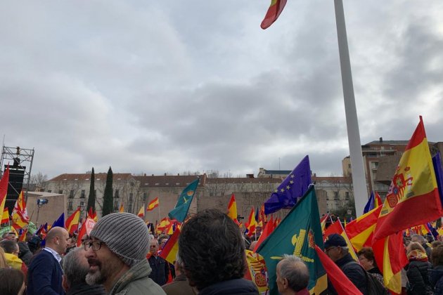 Banderes manifestacio dretes Madrid - Nicolas Tomás