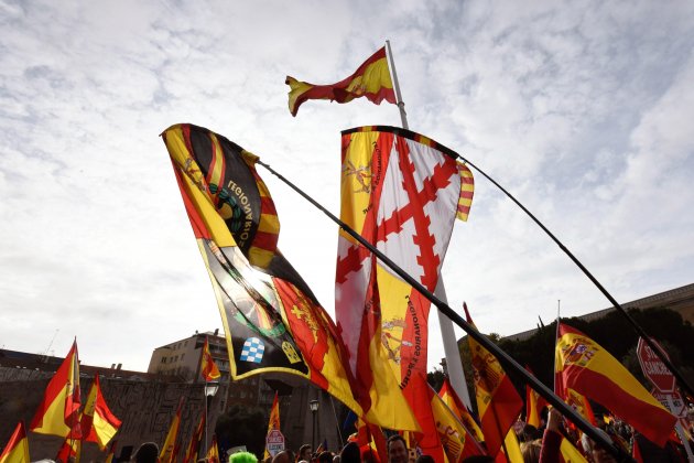 Banderes manifestacio dretes Madrid - Efe