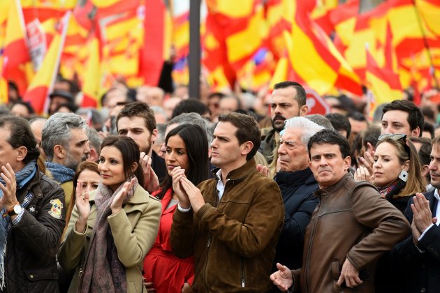 Manuel Valls manifestación Madrid Albert Rivera EFE