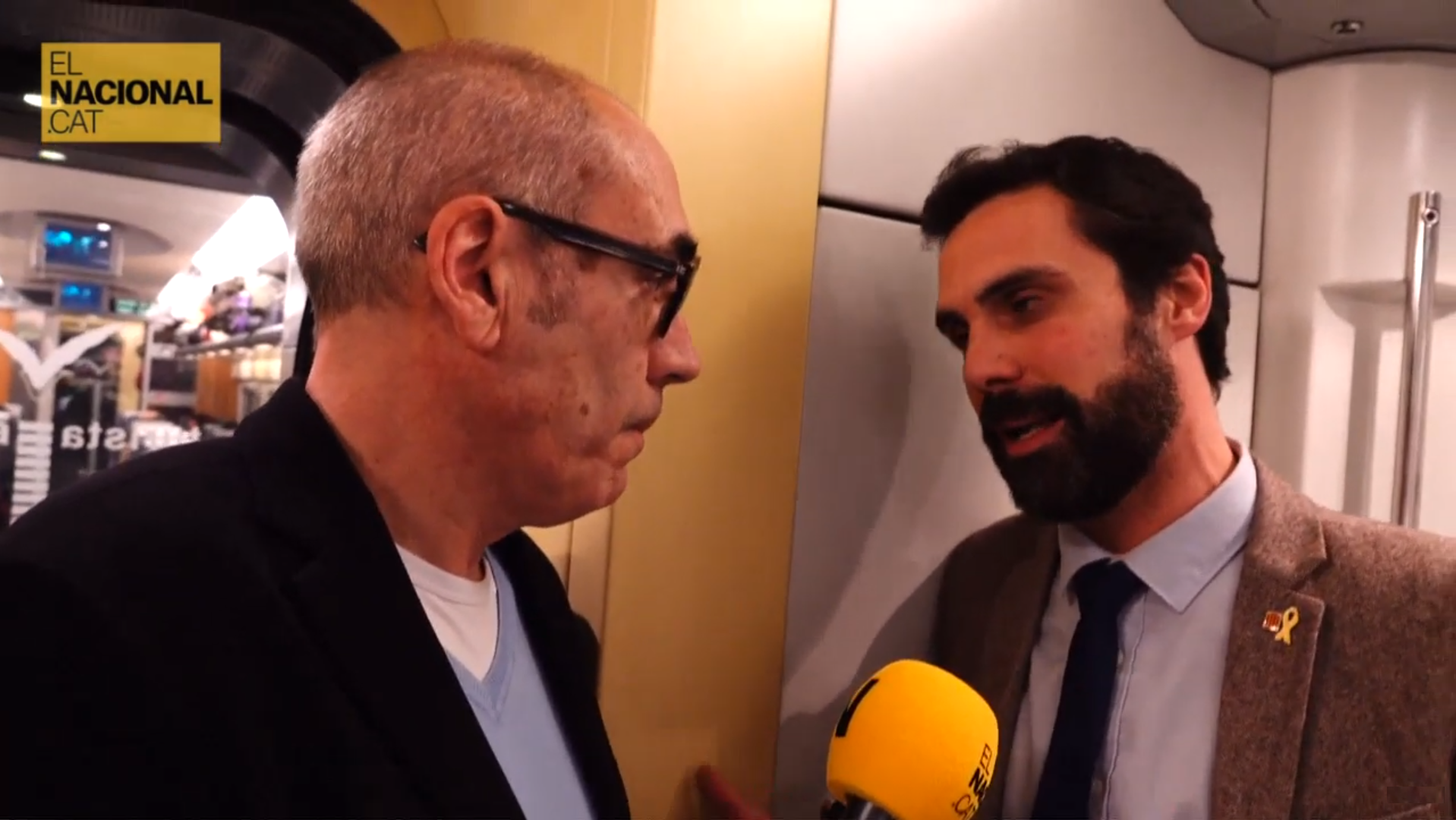 Vídeo | Amb qui ha coincidit l'Iu-Tuber a l'AVE cap a Madrid?