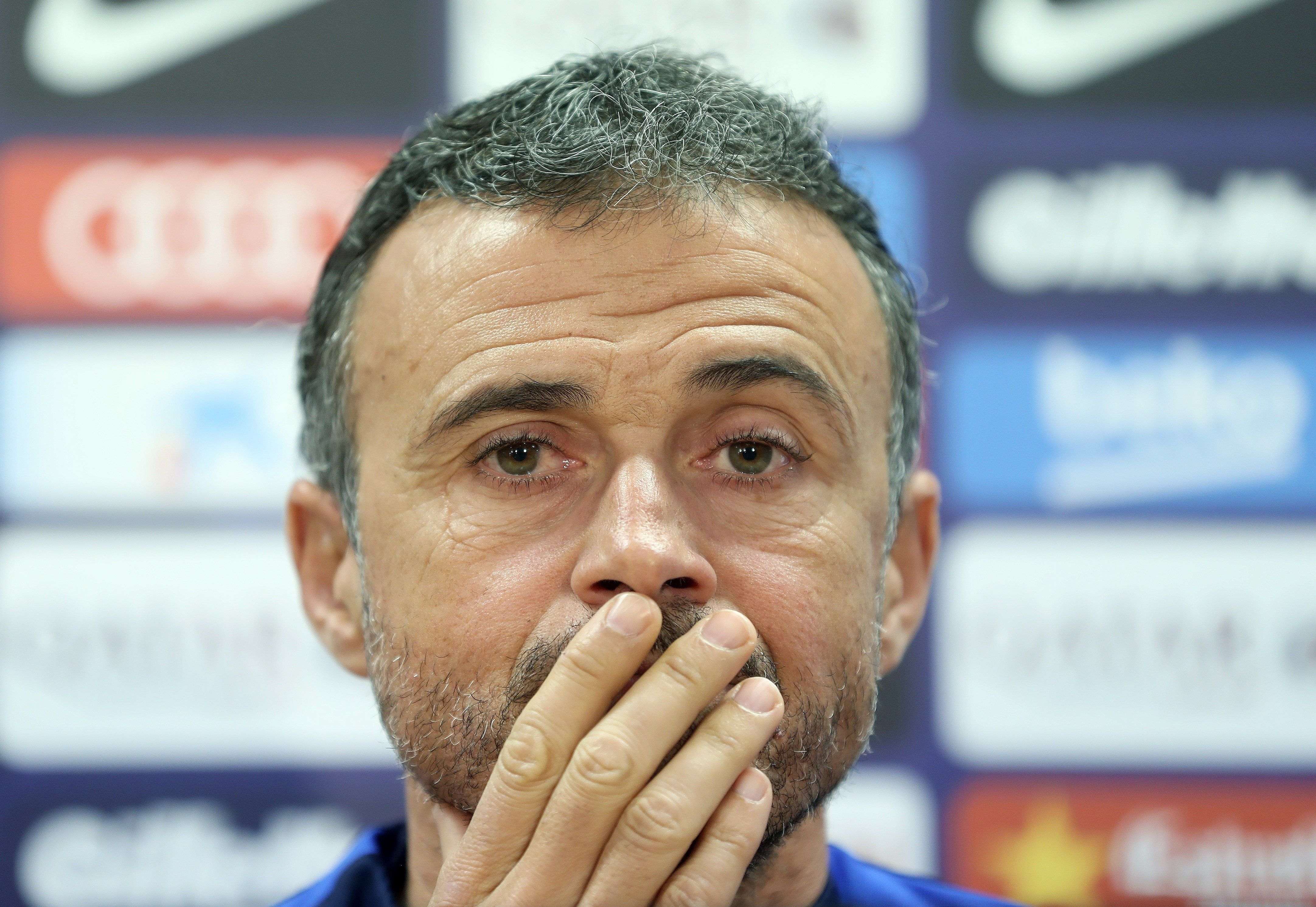 Luis Enrique: "No hay ningún signo que me haga preocupar"