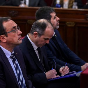 Turull, Rull i Sàncehz al judici del Suprem - EFE Turull, Rull i Sàncehz al judici del Suprem - EFE