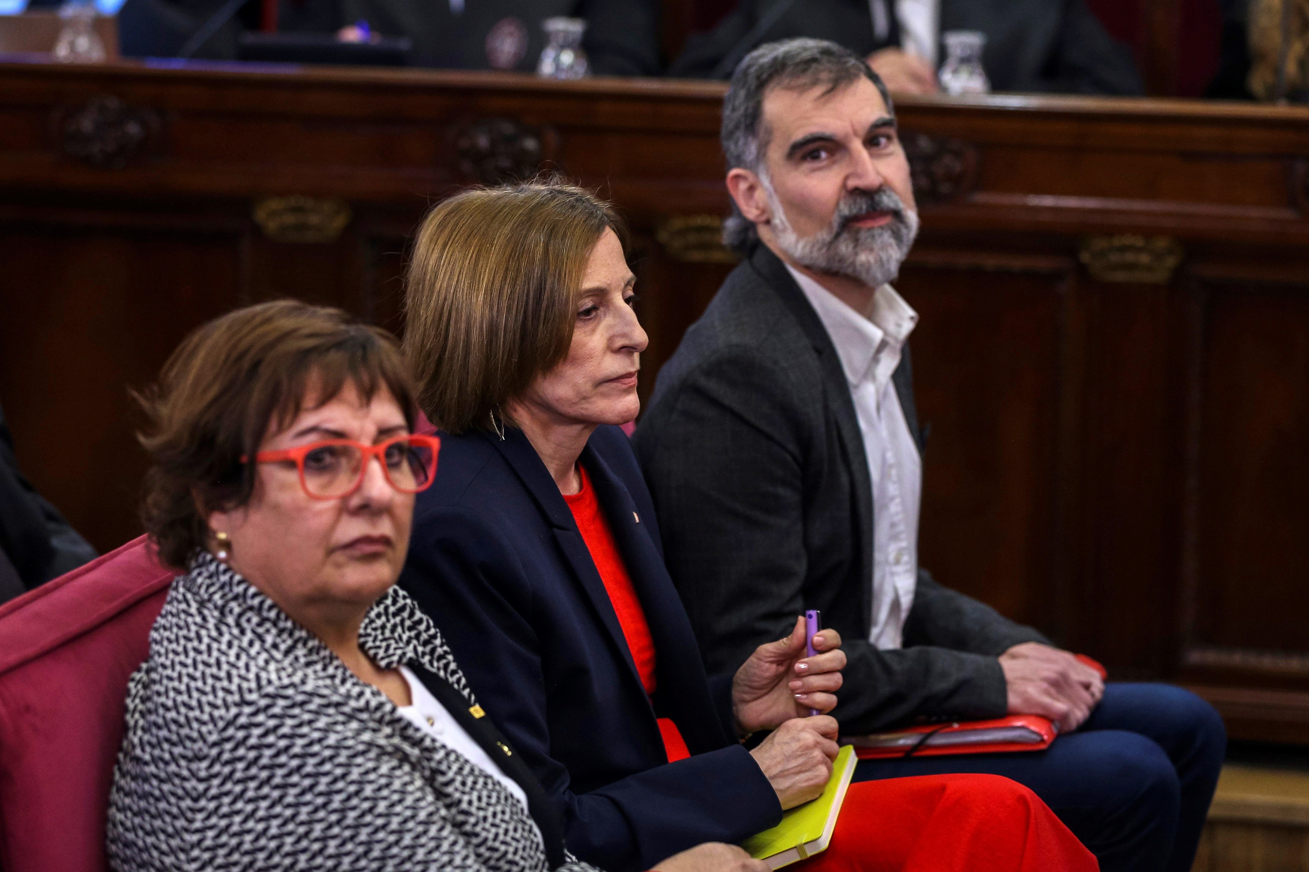 judici procés; bassa, forcadell i cuixart - EFE