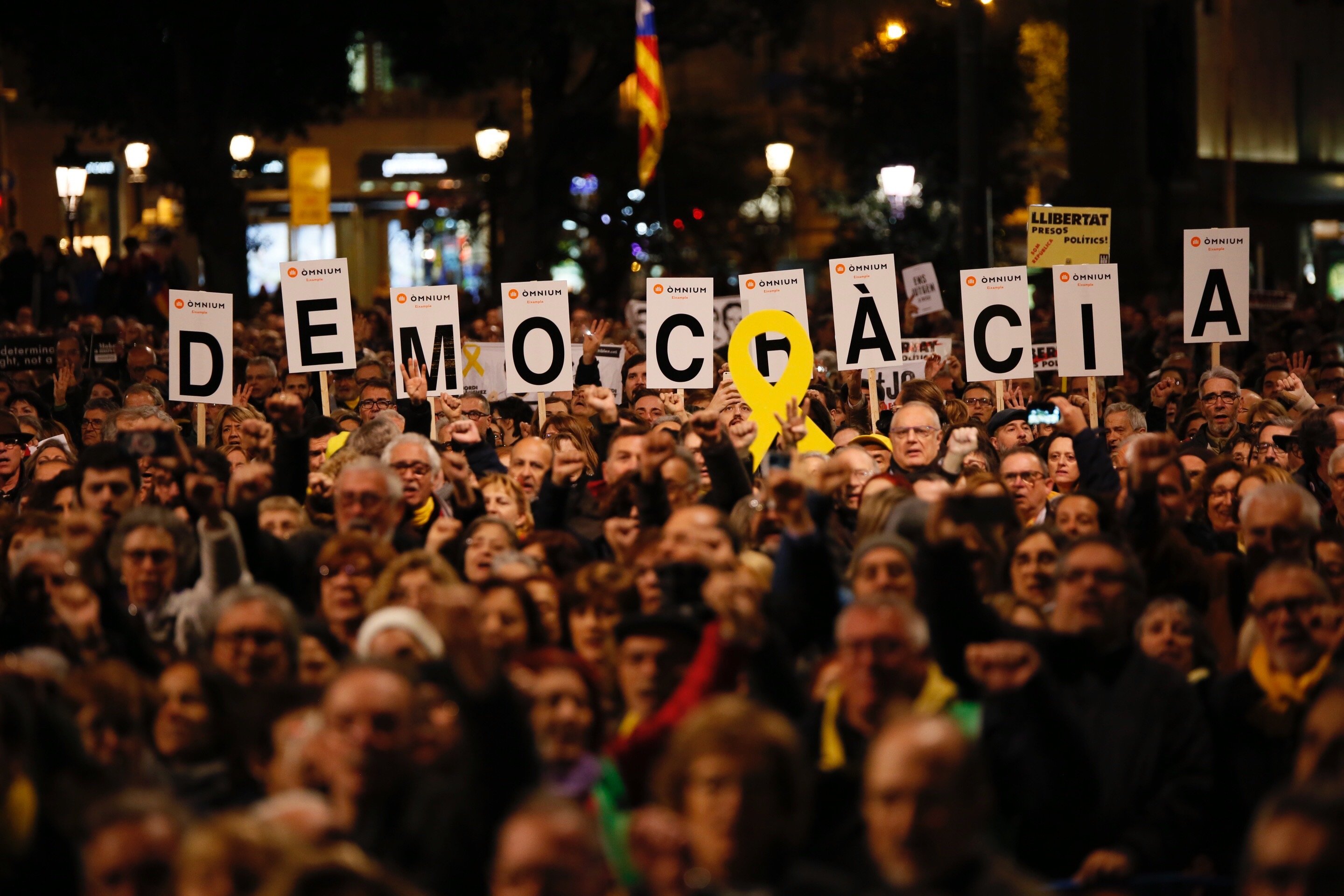 El independentismo se moviliza contra el juicio: "Quieren dar un castigo ejemplar"