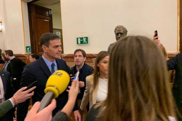 Sánchez llega al Congreso Nicolas Tomás