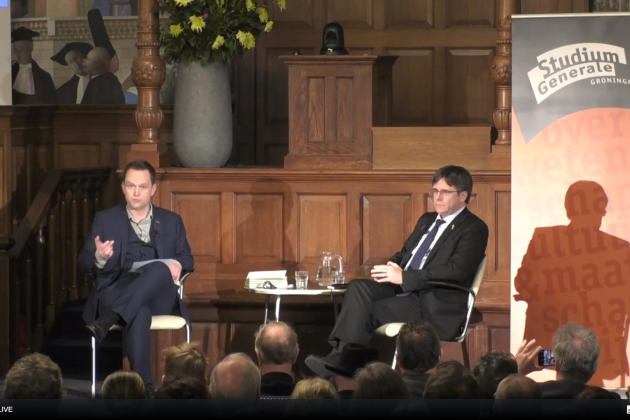 puigdemont University Groningen - captura