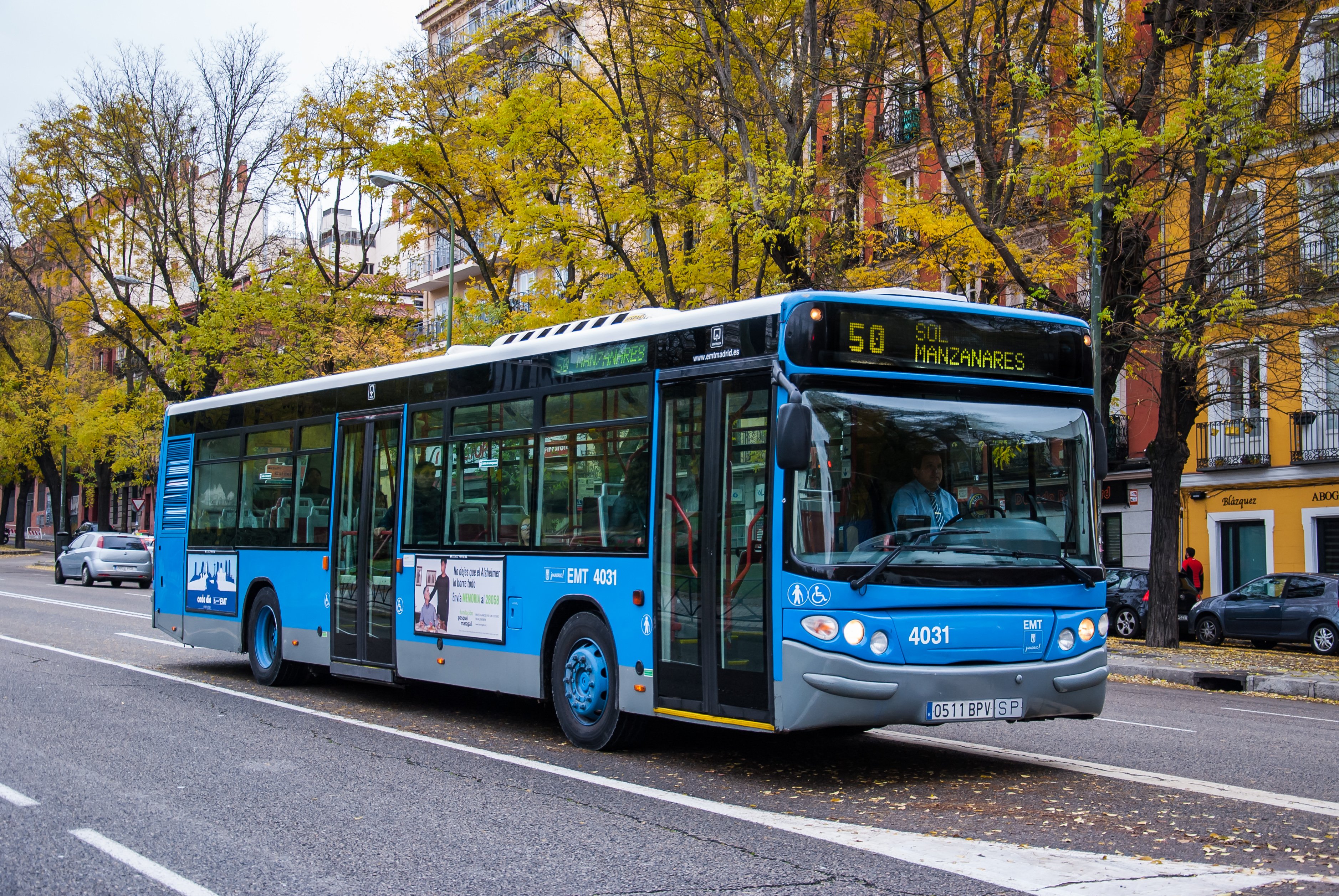 Al menos 10 heridos en un accidente de autobús en Madrid