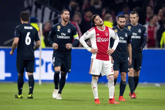 Sergio Ramos Tagliafico Ajax Reial Madrid Champions EFE