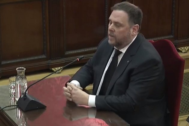 judici proces acusats oriol junqueras retrat declararant judici proces acusats oriol junqueras retrat declararant