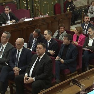 judici procés tercera sessió acusats 14 febrer 2019 EFE judici procés tercera sessió acusats 14 febrer 2019 EFE