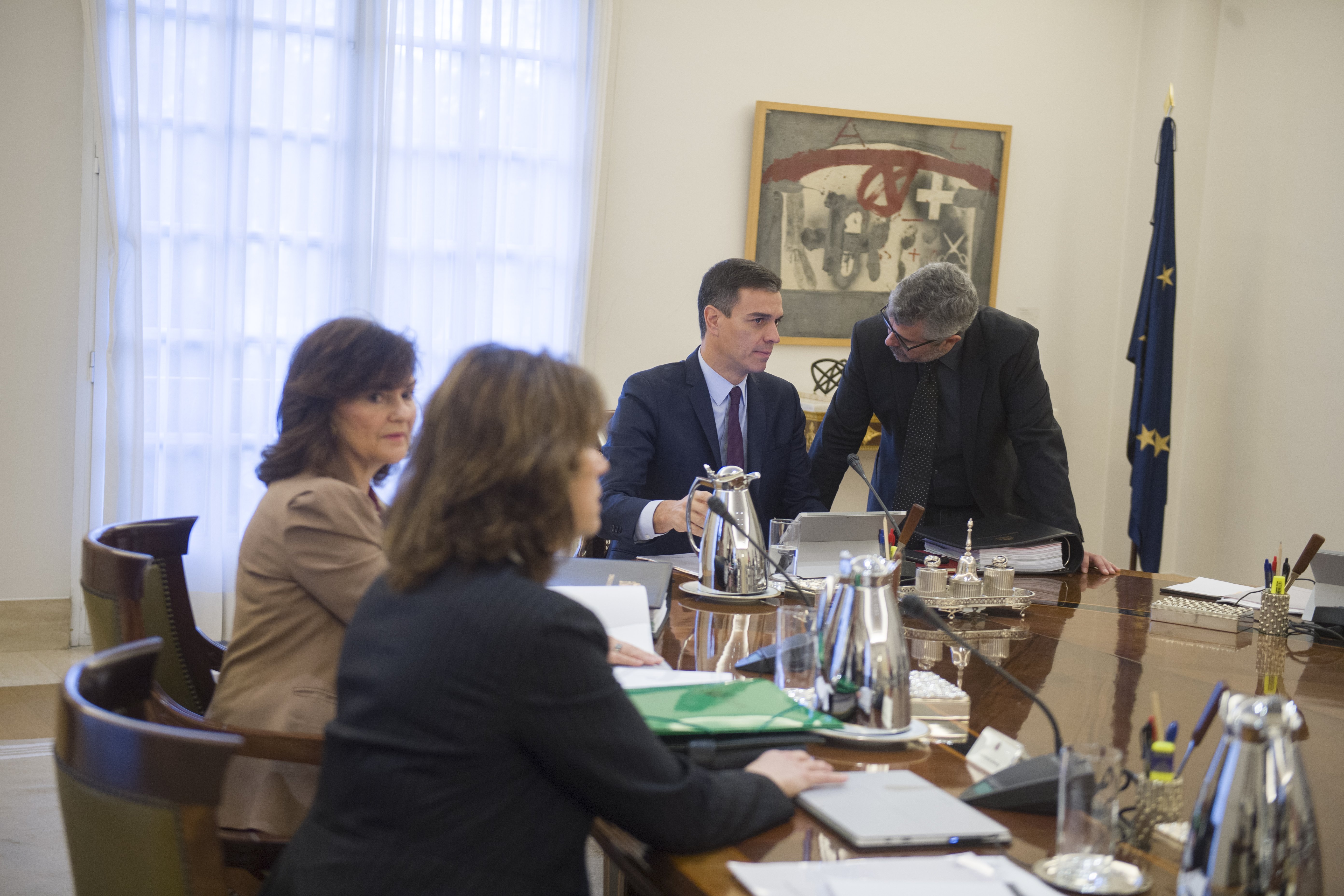 La JEC suspende el anuncio de Moncloa para relanzar la imagen de España por la sentencia