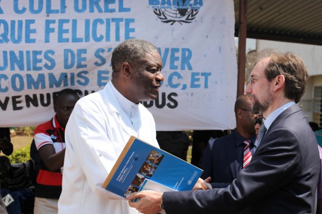 Mukwege Zeid Ra’ad Al Hussein hotel panzi MONUSCO Myriam Asmani