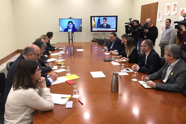 reunió jxcat i pdecat - Carlota Camps