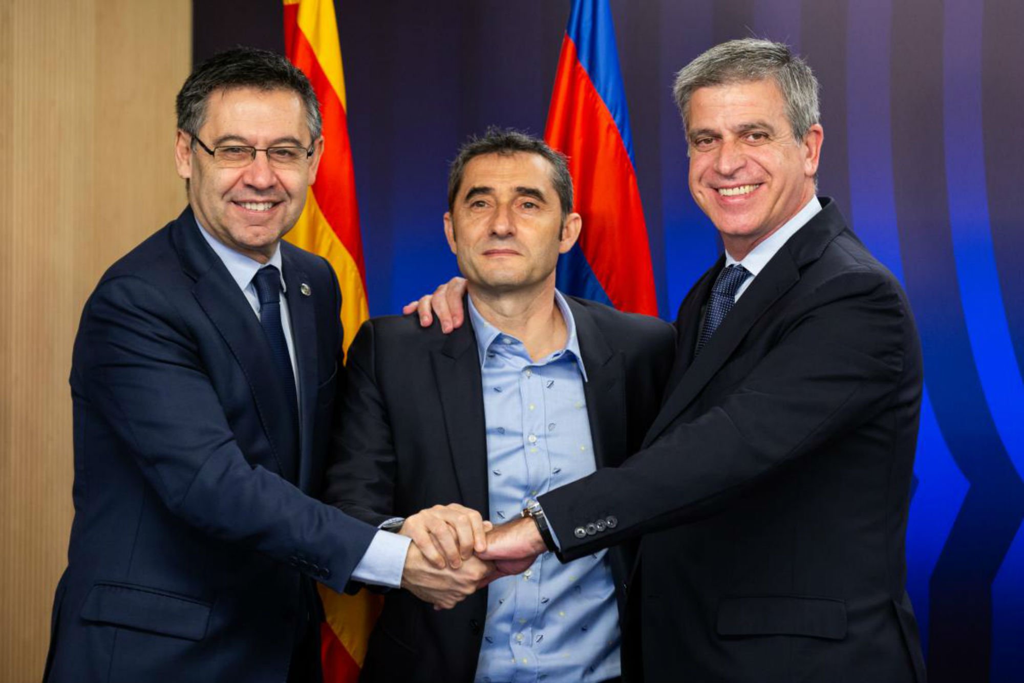 Valverde renueva con el Barça hasta el 2020