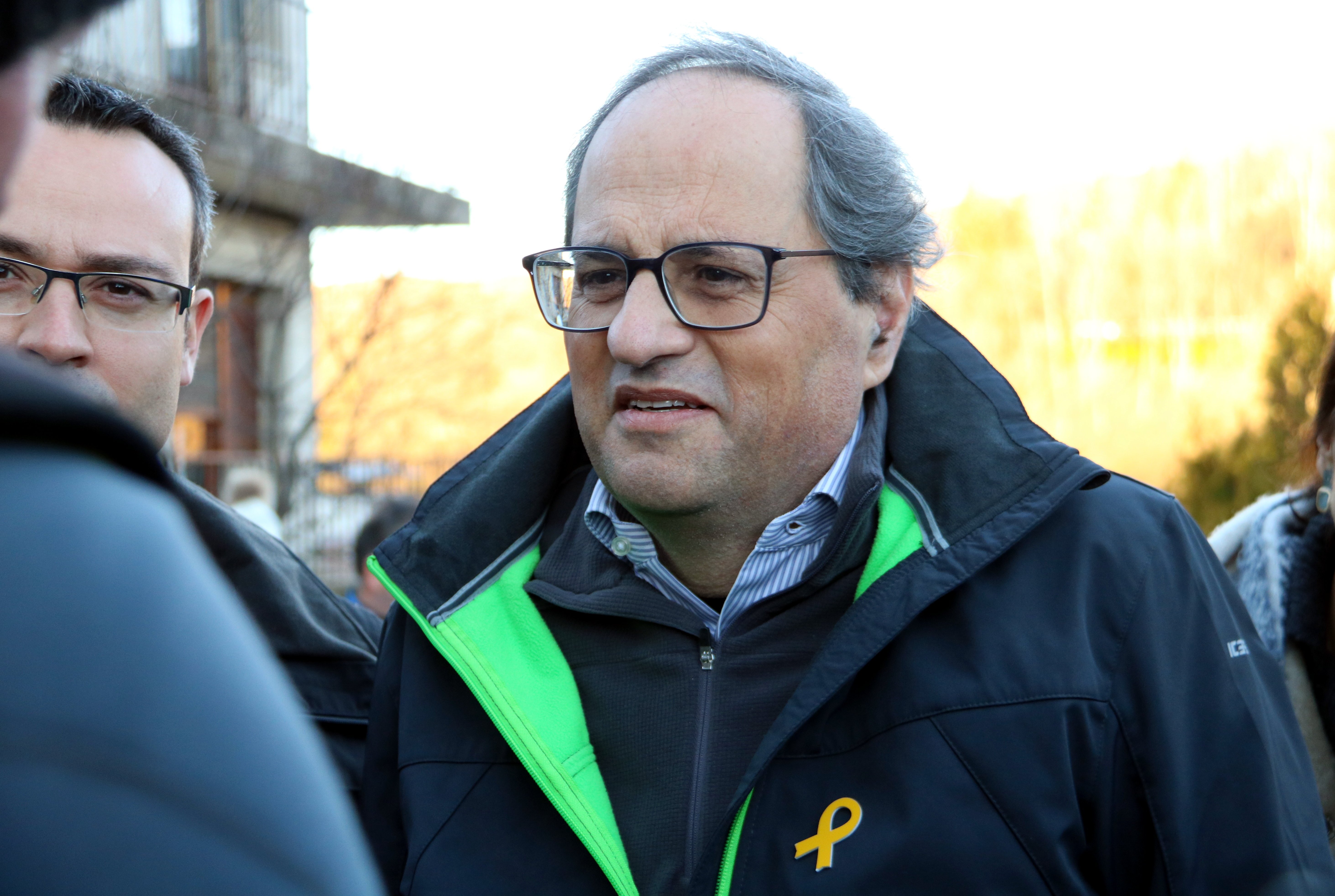 Torra denunciarà dilluns a Brussel·les la "causa repressiva" contra la independència