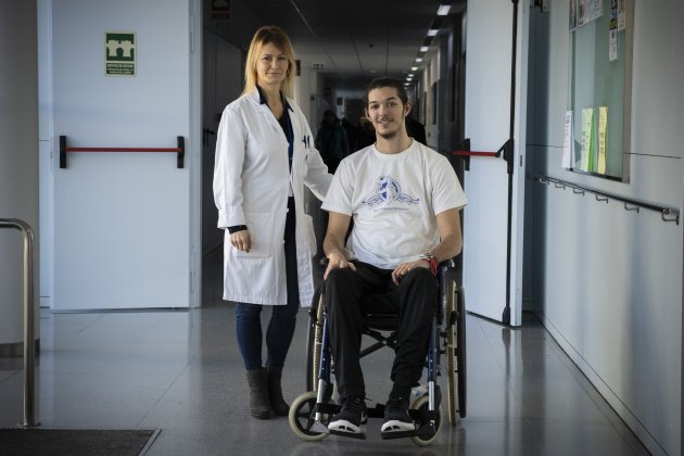 Doctora Sainz i Pau Navarro, Institut Guttmann - Guillem Camós