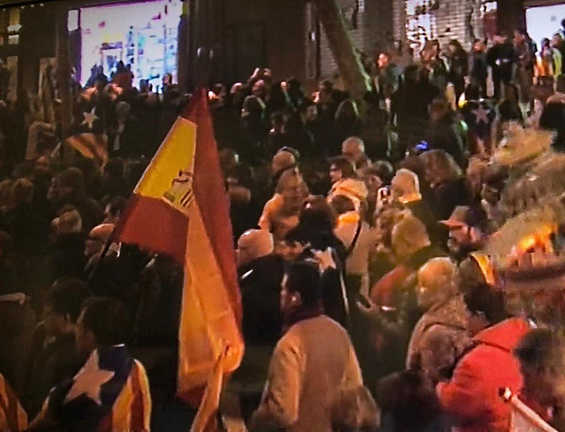 Espanyols contra el judici al procés, presents a la manifestació