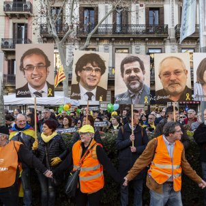 Manifestacio Gran Via Judici Proces cartells presos voluntaris ANC - Sergi Alcazar Manifestacio Gran Via Judici Proces cartells presos voluntaris ANC - Sergi Alcazar