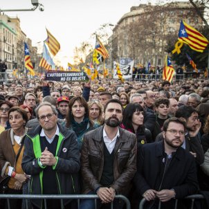Manifestació judici proces gran via Torra Torrent Aragones Borras Batet - Sergi Alcàzar Manifestació judici proces gran via Torra Torrent Aragones Borras Batet - Sergi Alcàzar