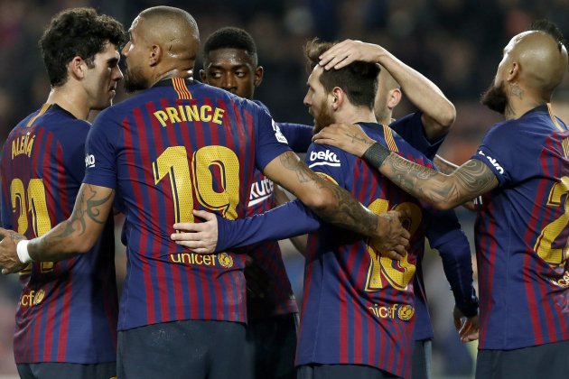 Boateng Alena Messi Dembele Vidal Barca Valladolid EFE Boateng Alena Messi Dembele Vidal Barca Valladolid EFE