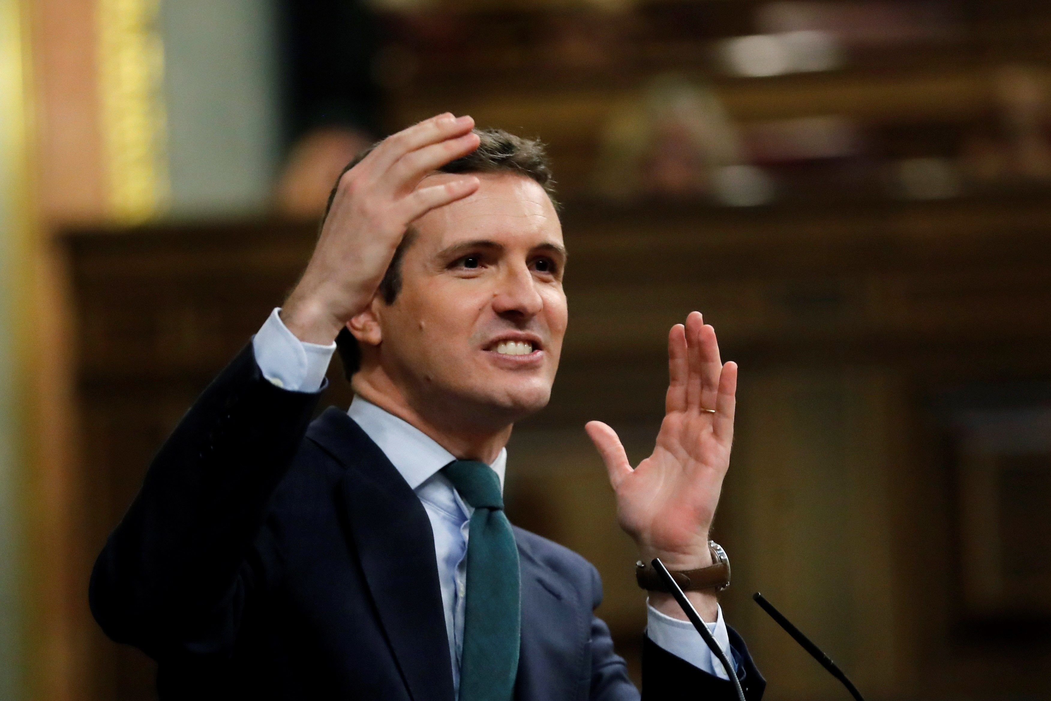 Pablo Casado promete una ley para prohibir los silbidos contra el himno español