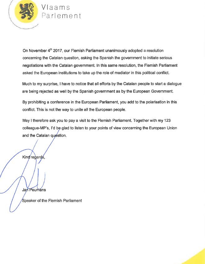 Carta Peumans Tajani 2