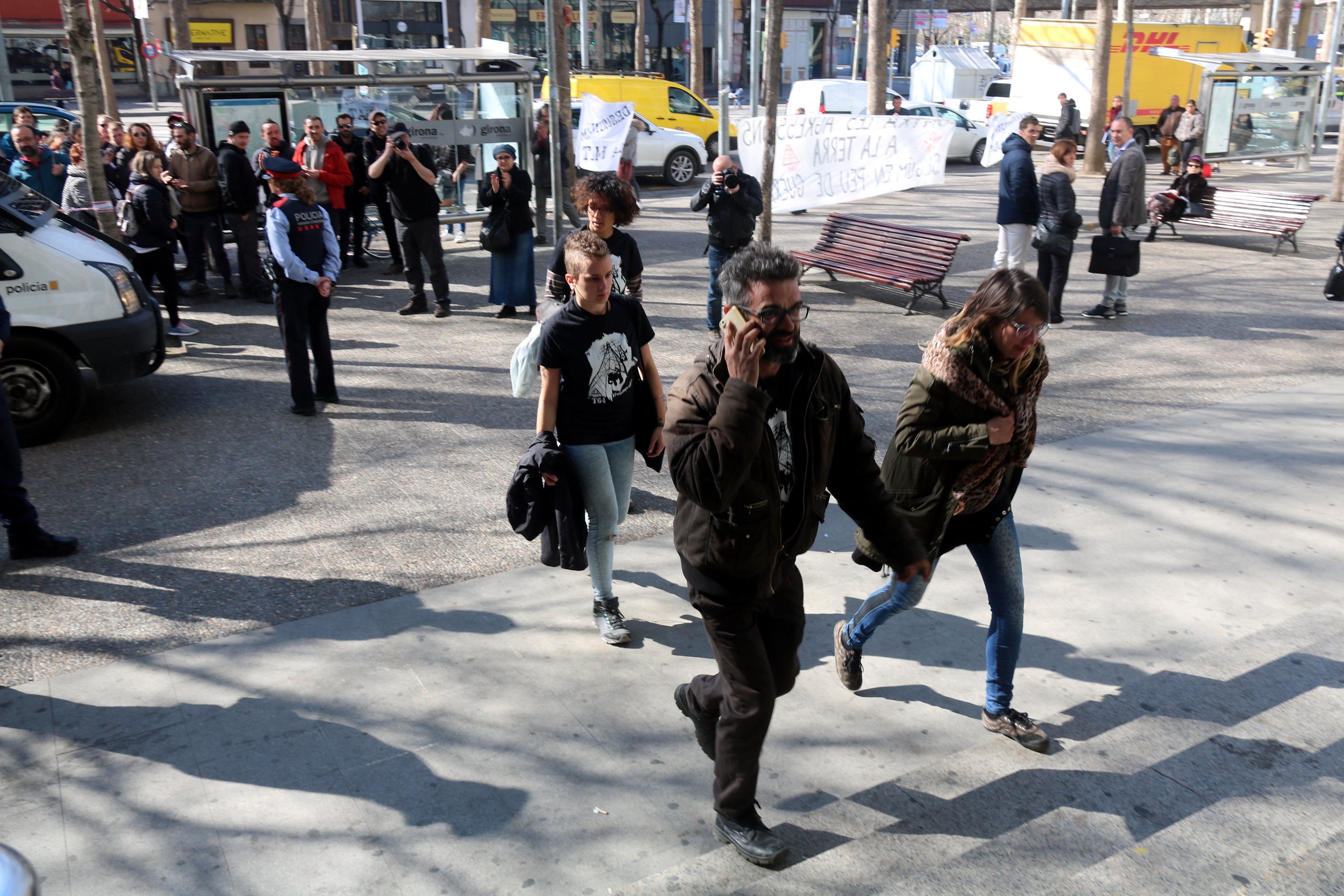 Jutgen els quatre activistes anti-MAT que es van penjar d'una torre elèctrica