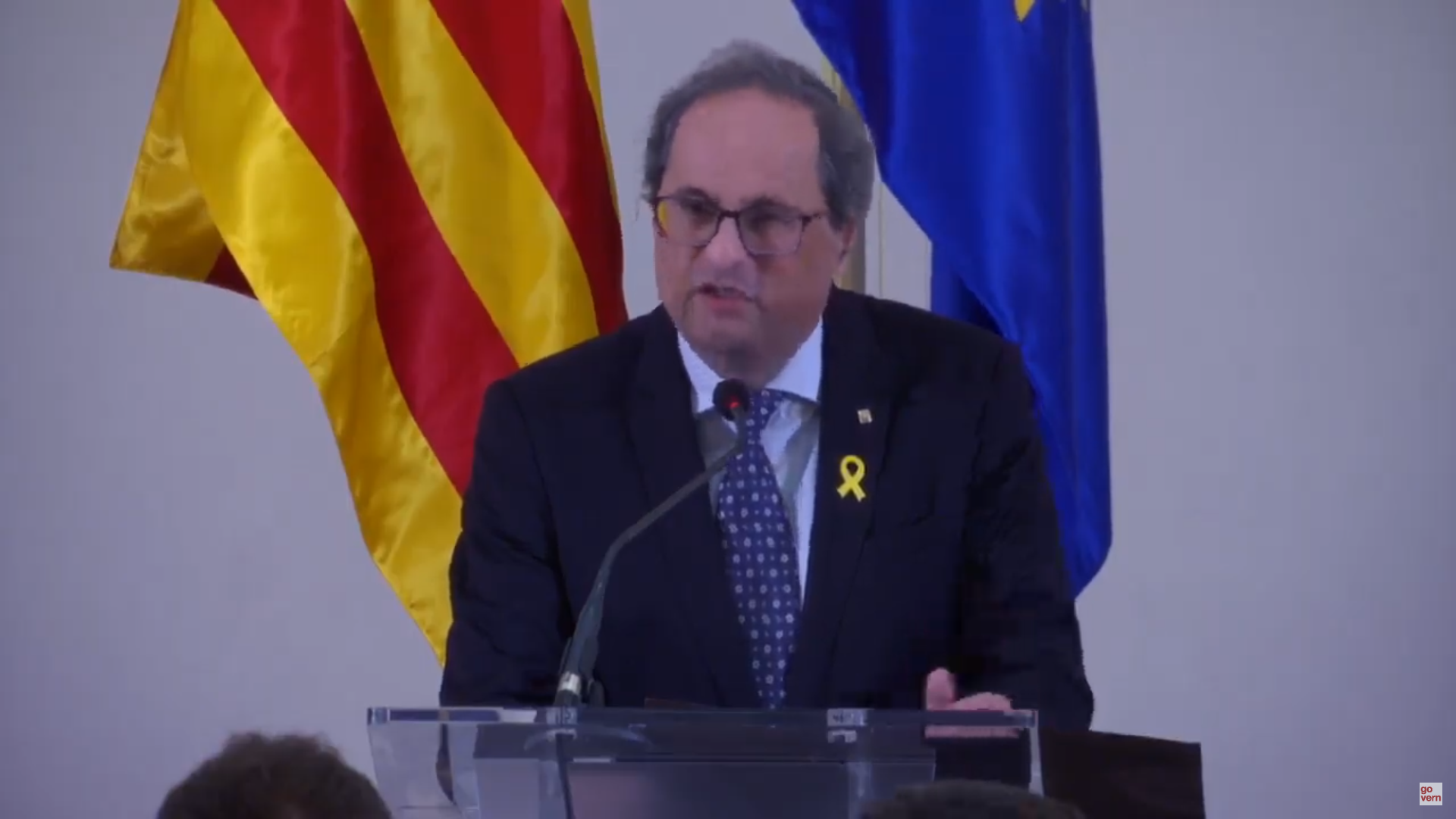 La indirecta de Torra a Felip VI