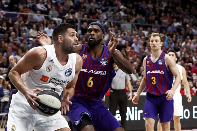 Felipe Reyes Singleton Barça Reial Madrid Copa Rei Bàsquet EFE