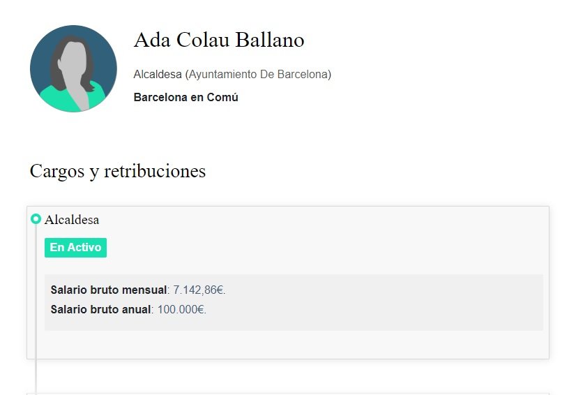 sueldo ada coláis ayuntamiento de barcelona