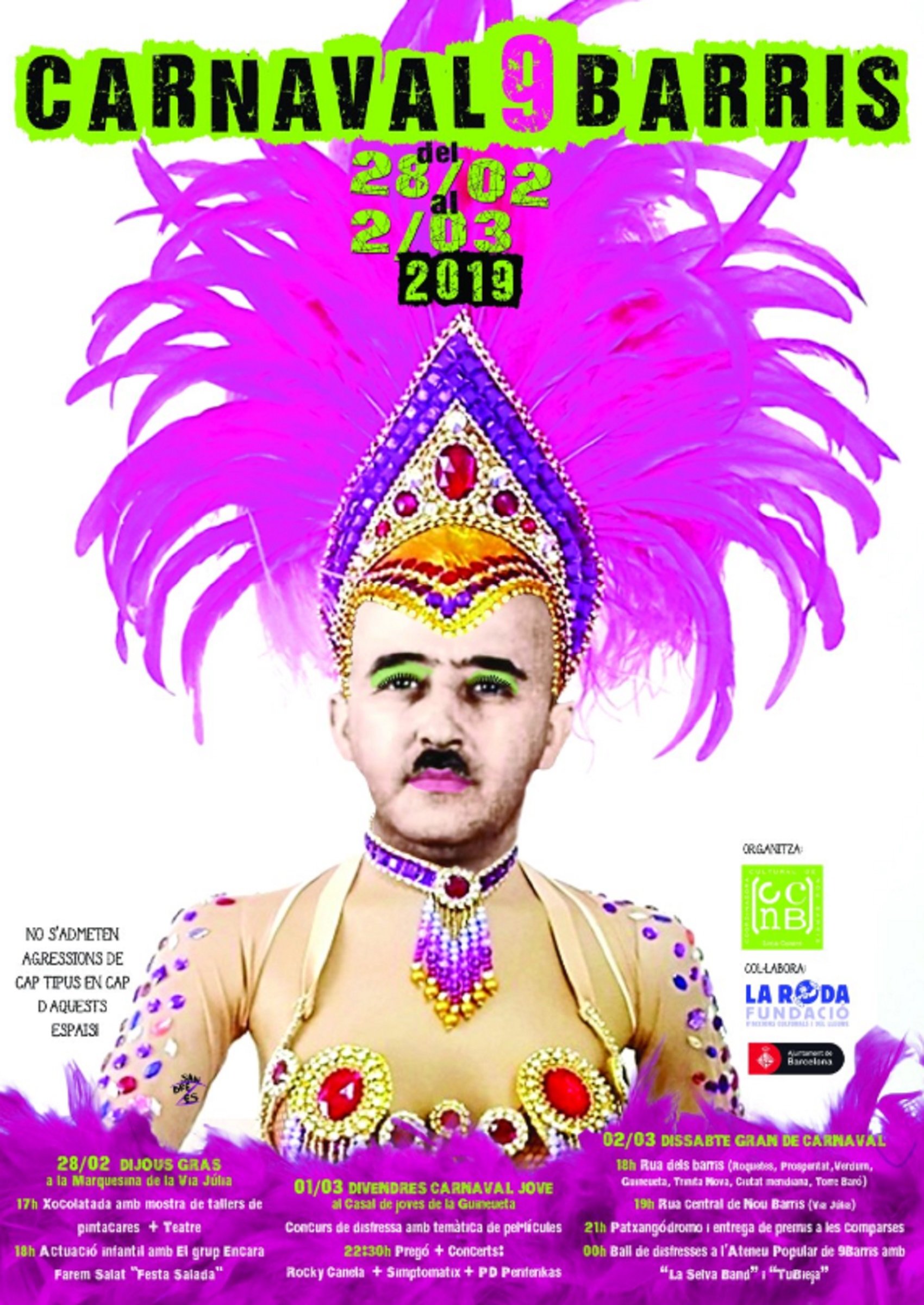 Franco, estrella del carnaval de Nou Barris