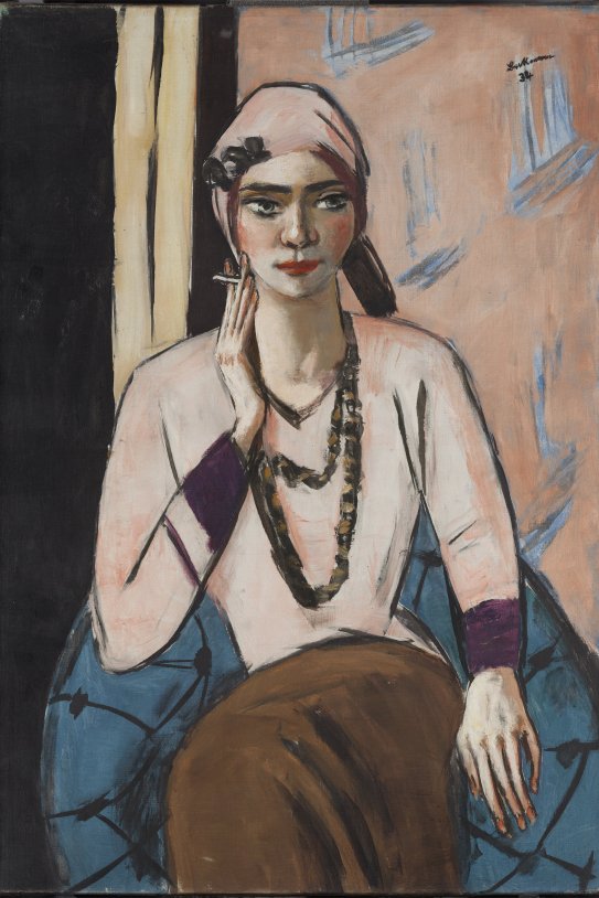 max beckmann quappi amb sueter rosa 1932 1934 museo nacional thyssen bornemisza madrid c max beckmann vegap barcelona