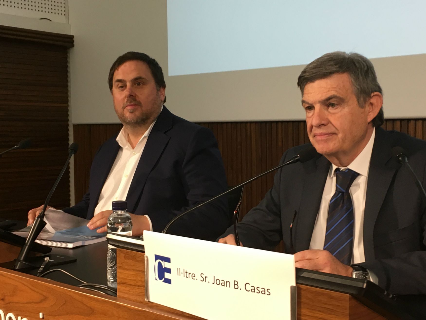 Junqueras: "No lideraremos ninguna negociación de un nuevo modelo de financiación"