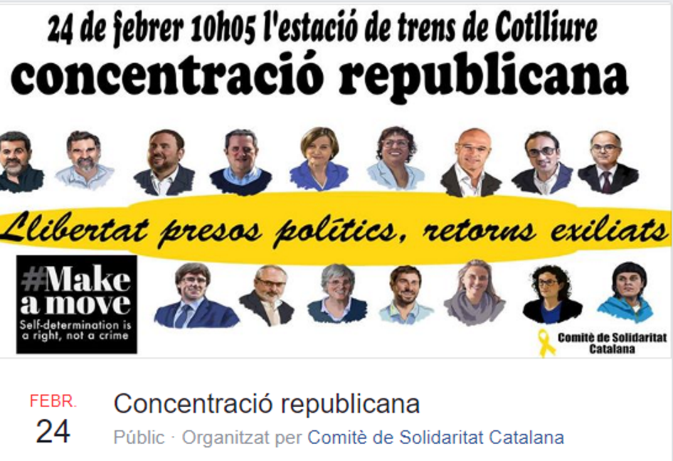 Comitè solidaritat catalana manifestacio