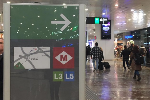 el nacional accés metro l3 i l5 pepa masó