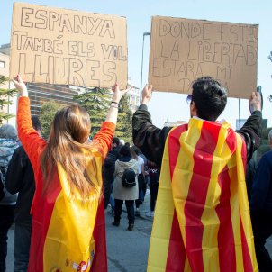 Manifestació vaga Lleida EFE Manifestació vaga Lleida EFE