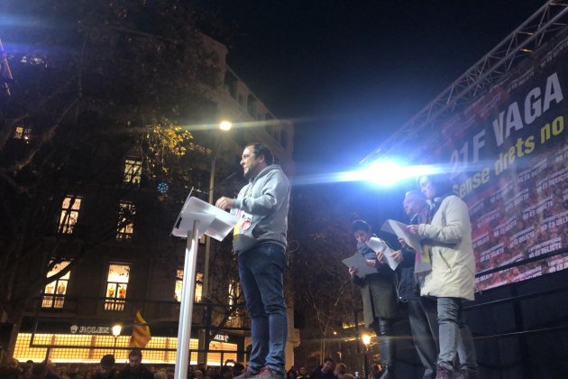 David Fernandez manifestacio vaga general - Marina fernandez