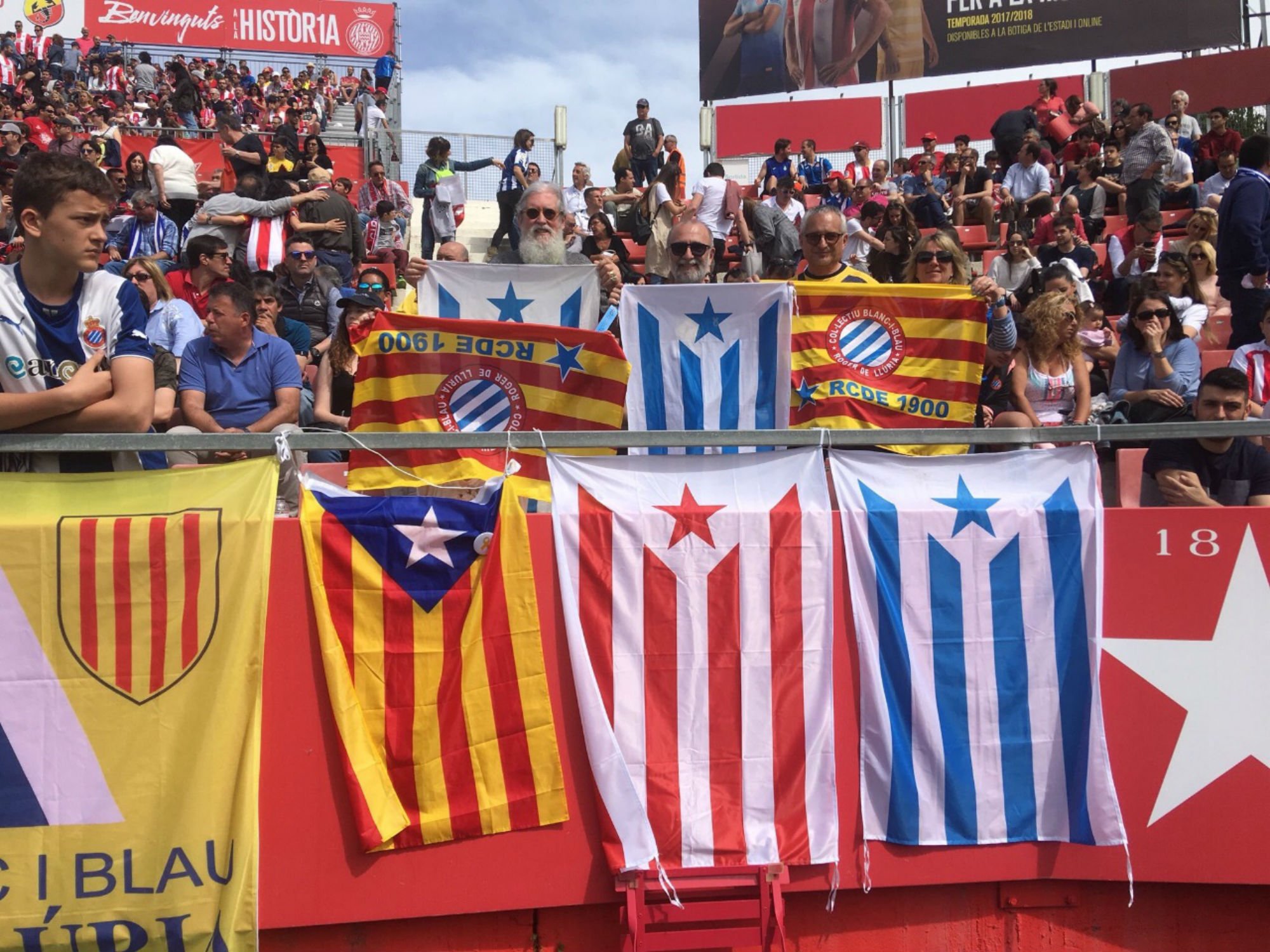 Un colectivo independentista del Espanyol reclama que su club se enfrente a los radicales