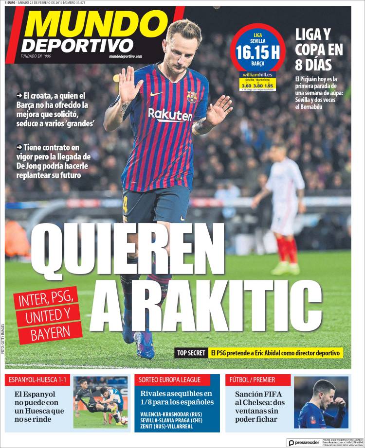 Mundo Deportivo Portada 23 02 2019 Mundo Deportivo Portada 23 02 2019