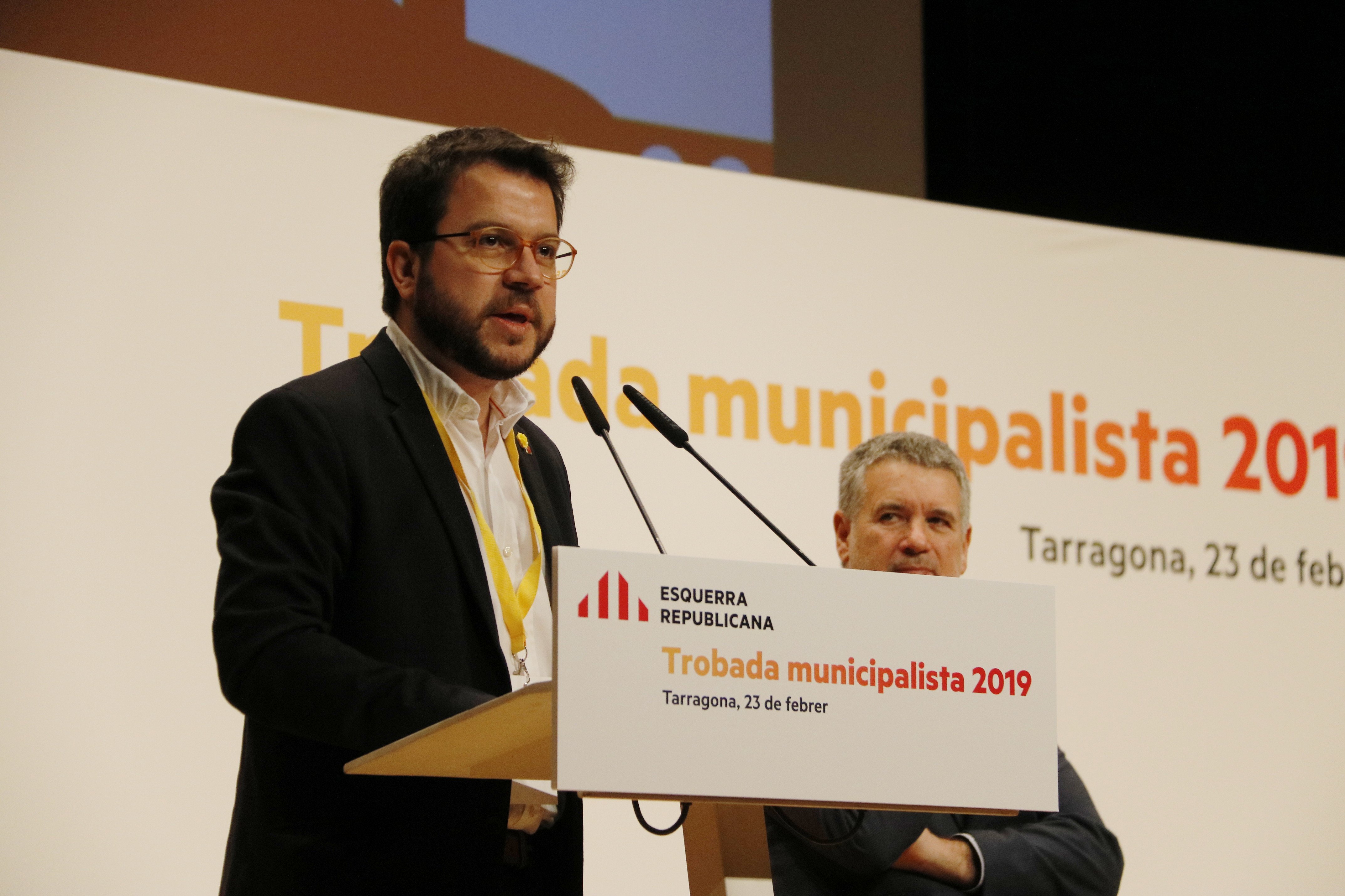 Pere Aragonès: "Solo ERC puede parar al fascismo"