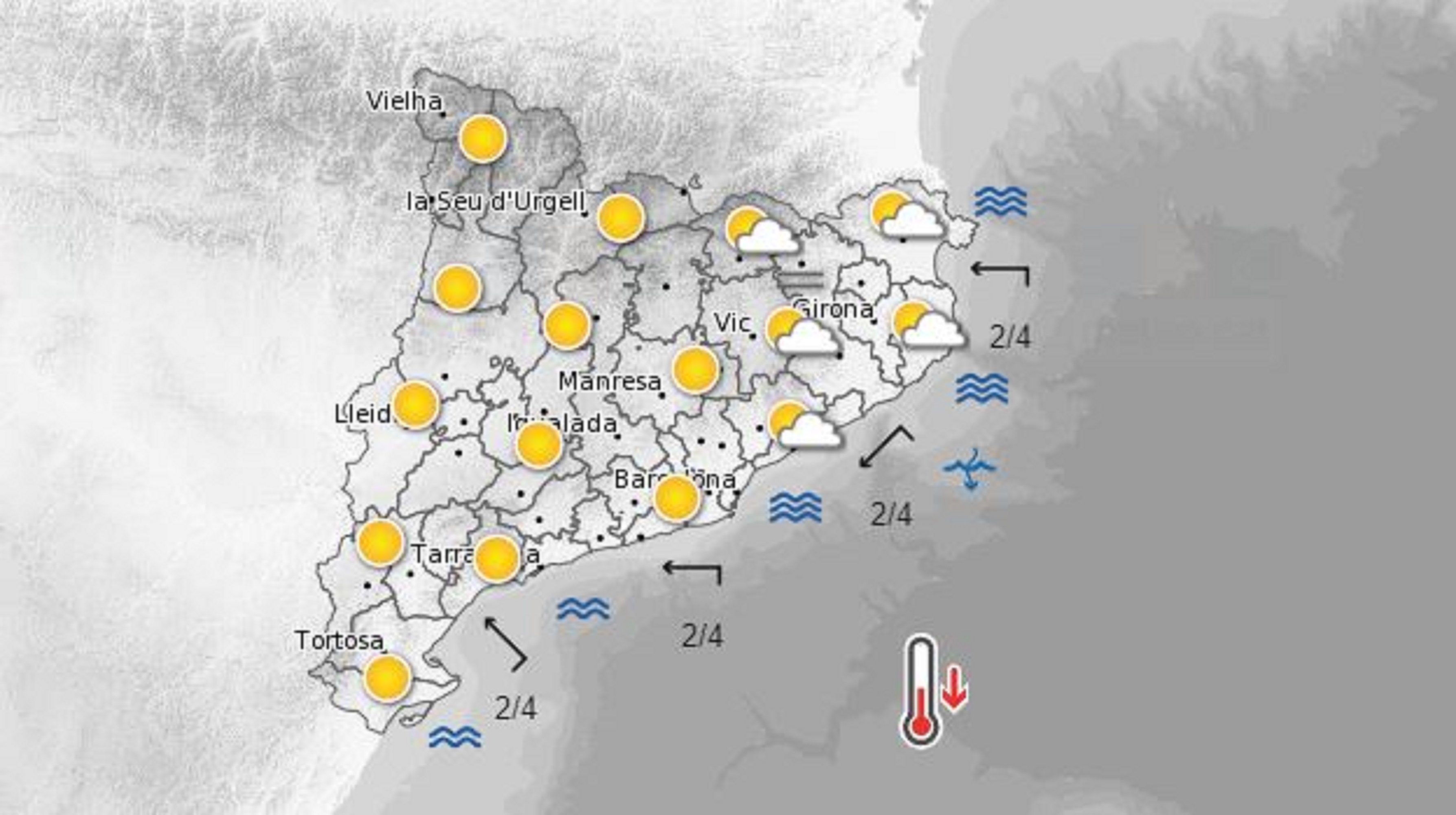 Augmenta la nuvolositat a les comarques del nord-est