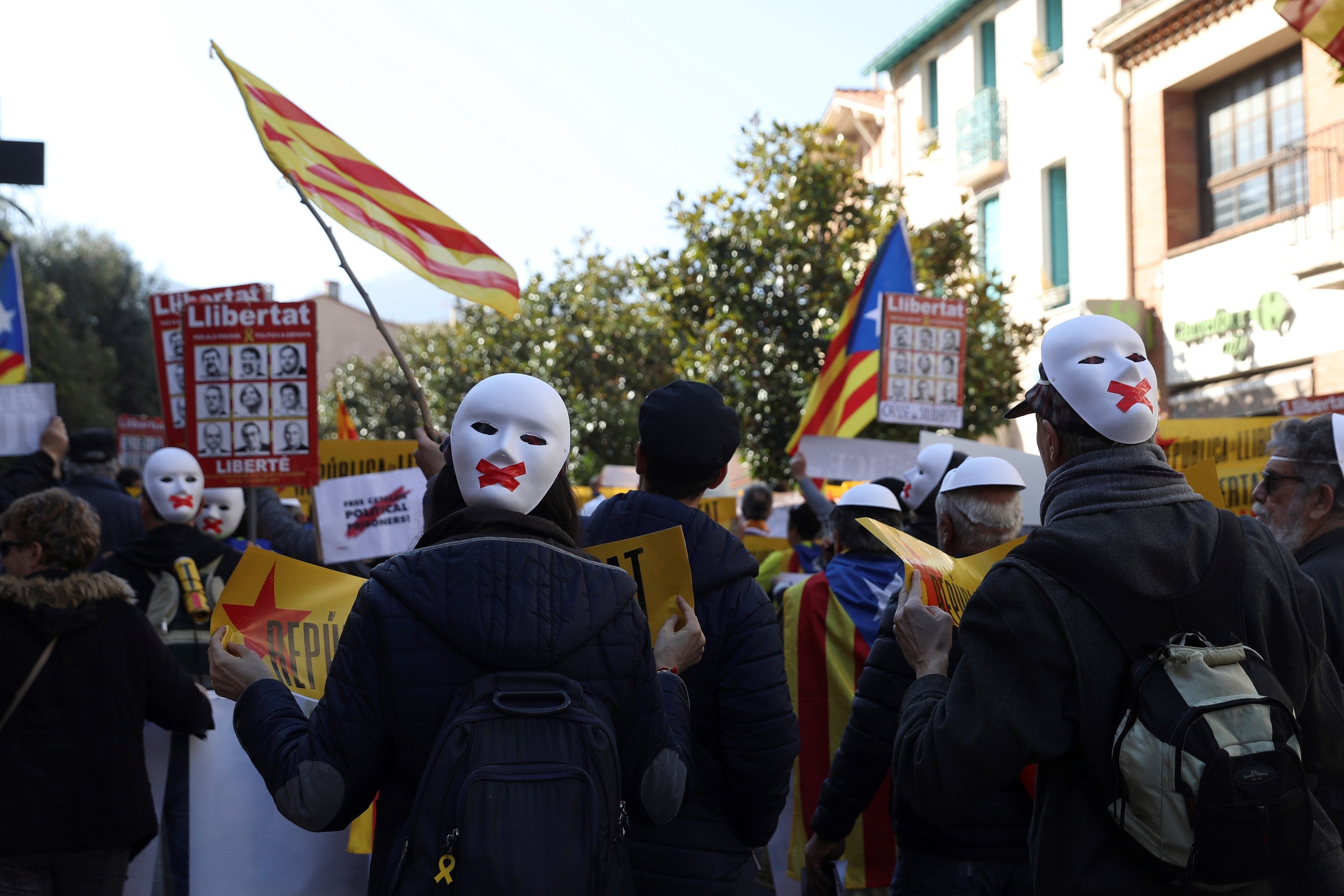 VÍDEO: Abucheo independentista a Sánchez en Cotlliure