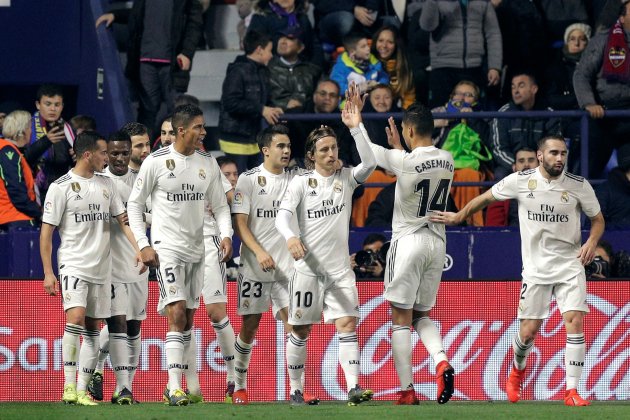 Casemiro Modric Carvajal Varane Real Madrid Llevant EFE