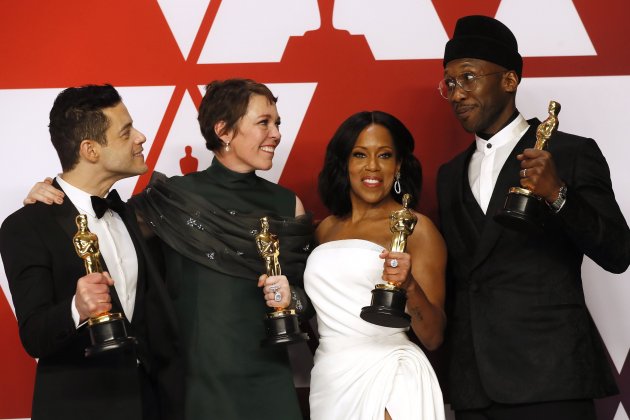 rami malek olivia colman regina king mahershala ali oscar efe