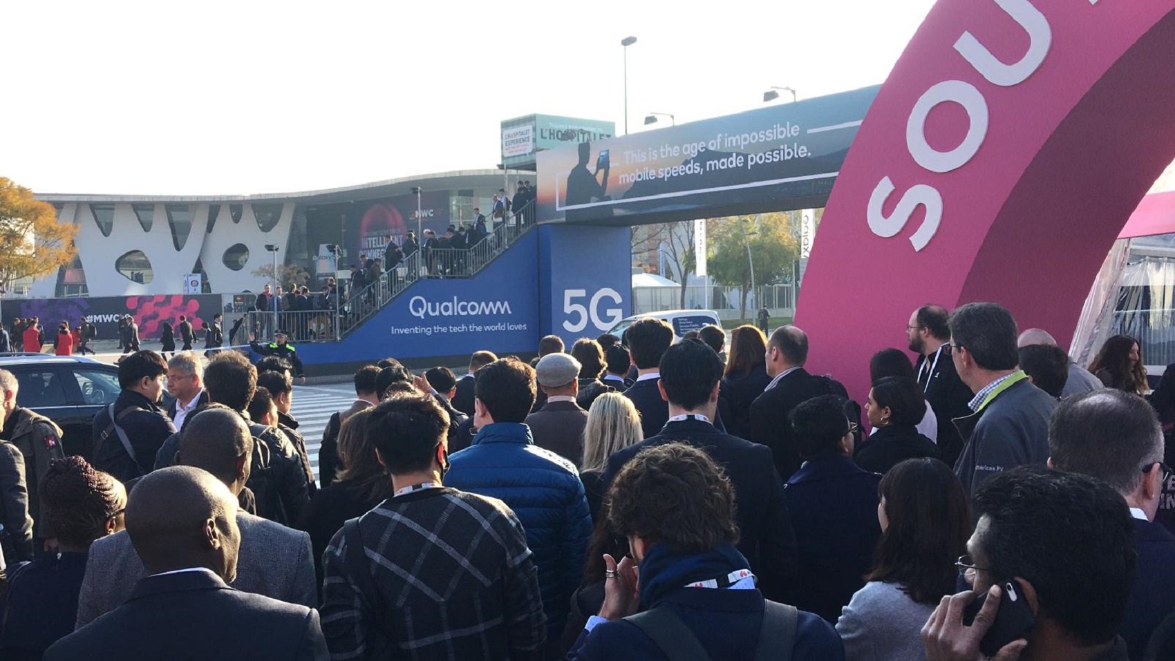 El Mobile augmenta en un 8% el trànsit de vianants de Barcelona