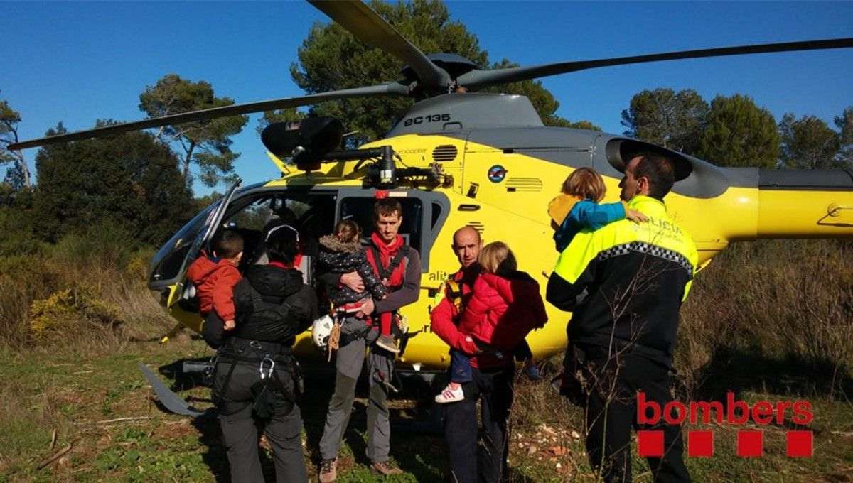Encuentran sanos y salvos a unos niños perdidos en Sant Cugat
